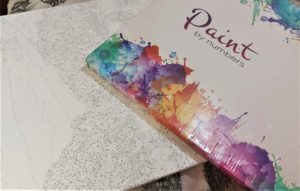 My first paint by numbers kit that was magically helpful to me cater to my well-being